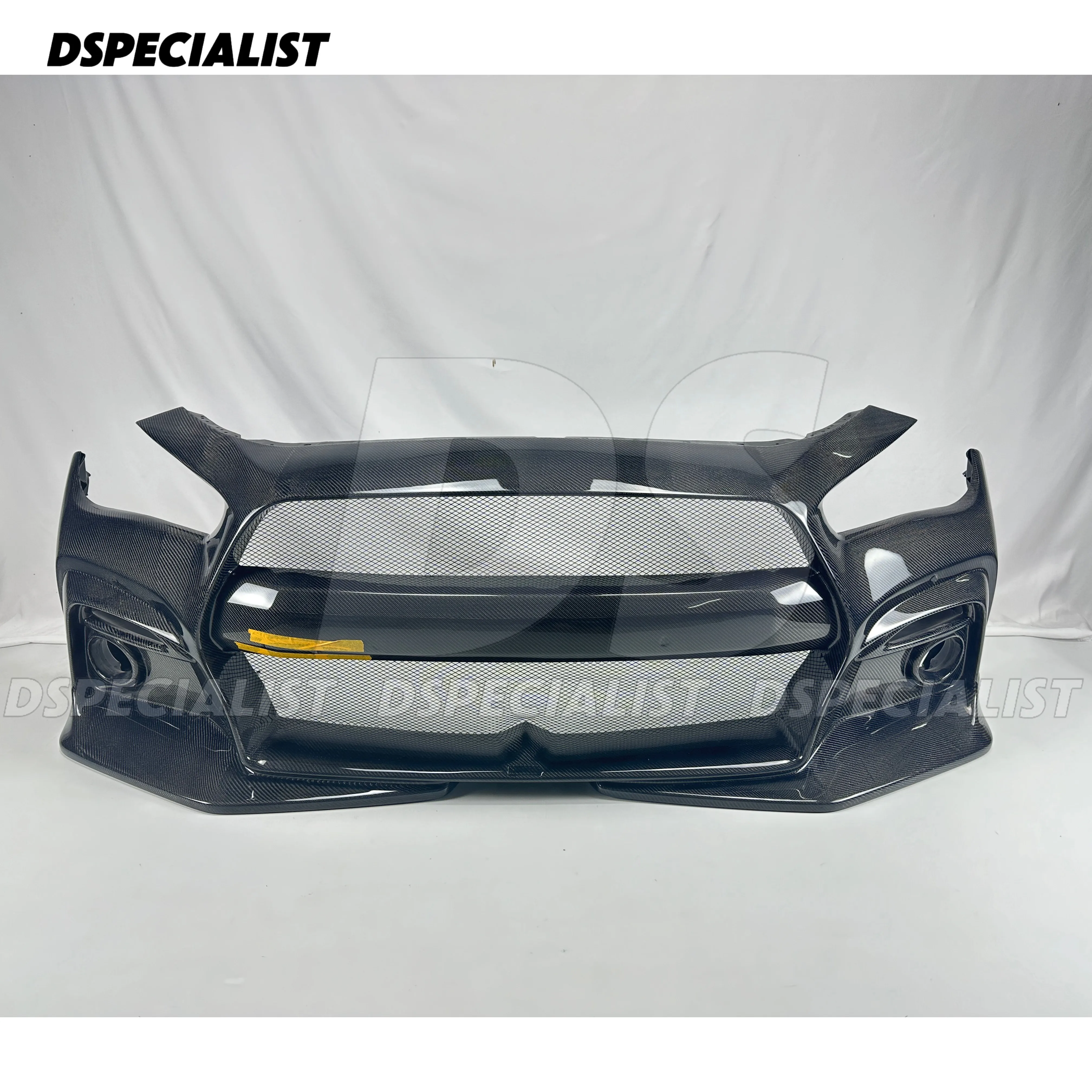 

Lightning style all carbon fiber front bumper for Q50 Q50S Q50L