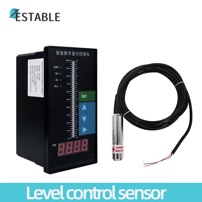 

4-20ma Alarm Output Digital Display Single Light Column Level Indiicator Control Instrument Water Level Regulating Instrument