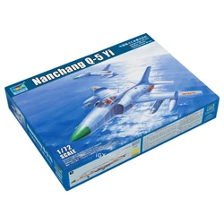 Trumpeter 01684 1/72 PLAAF Nanchang Q5 Q-5 Yi Attack Aircraft aereo Handcraft Plastic Assembly Model Toy Gift Building Kit