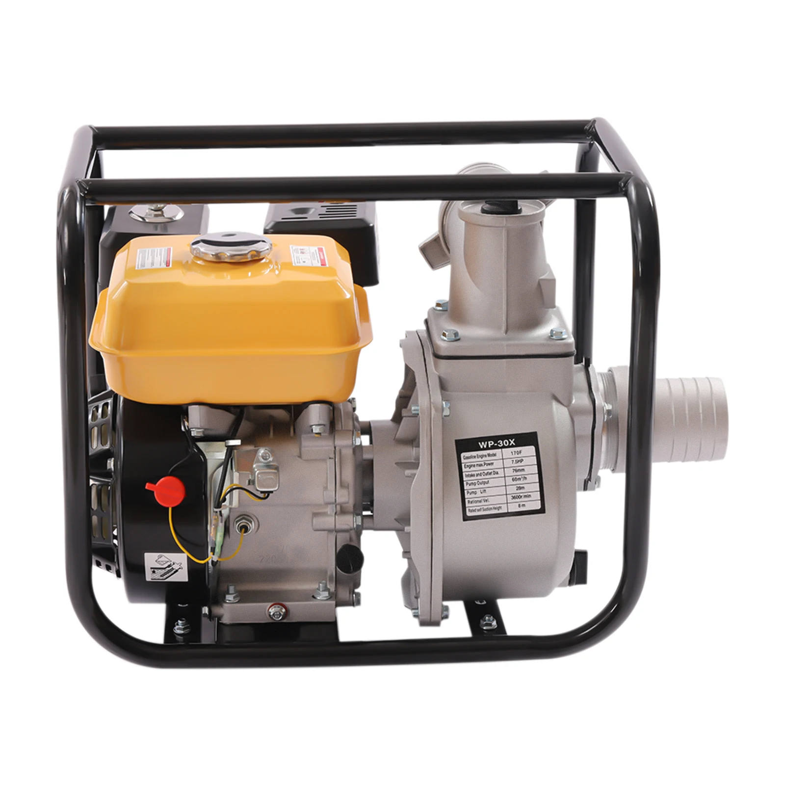 7.5HP 210CC Gasoline Water Pump 4-Stroke Gas Powered Gasoline  High Pressure Transfer Pumping