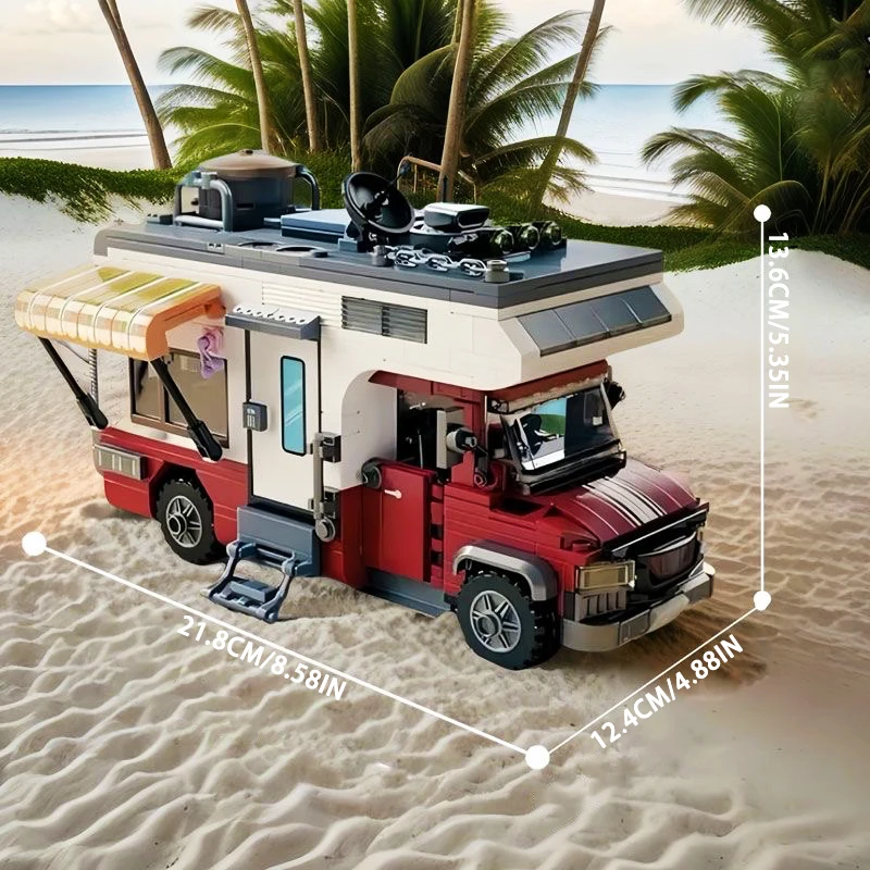 

Серия Ideas City Camping Van Строительные блоки Технический кемпинг Автомобиль Модель автомобиля Кирпичи Игрушки для детей Подарок на день рождения MOC