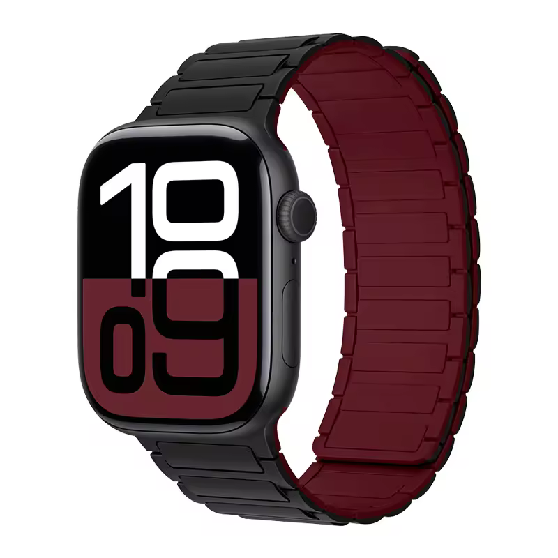 Magnetic Silicone Band for Apple Watch Ultra 3 2 49mm 46mm 42mm 45mm 44mm 40 41mm Strap IWatch Series 11 10 9 8 7 6 SE Bracelet - Image 10