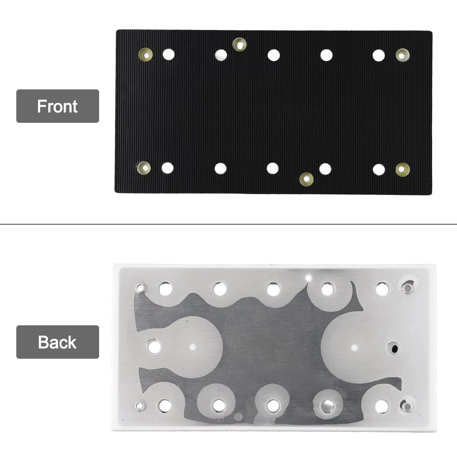 225x115mm Sanding Pad Hook&Loop Replacement Plate For Electric Orbital Sander Polishing Backing Sanding Disc
