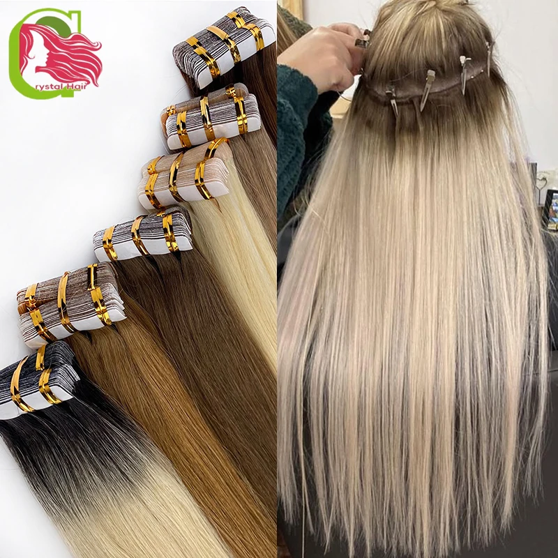 100% Remy Human Hair Straight  - Invisible Tape In Extensions Real Hair review and price