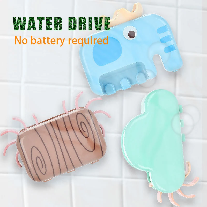 Bath Toys Cartoon Animal Set for Kids Bathroom Game Interactive Elephant Bird Bear Frog Shape Shower Watering Water Toys