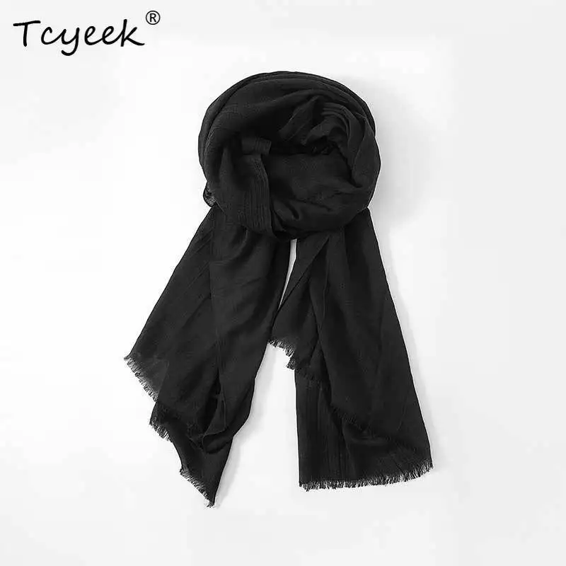 

Tcyeek, 100%Sheep Wool Elegant Scarf, Women Gift Solid, Soft Fashion Warm Daily Shawl Scarf, 2024 Autumn Winter New A48018QC
