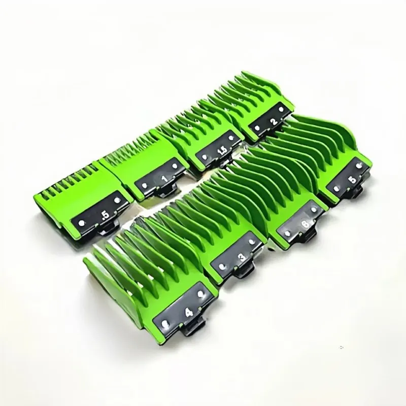 

3color8pcProfessional Hair Clipper Limit Guide Comb For Wahl Trimmer Universal Barber Guide Comb Haircut Tool ClipperLimit Combs