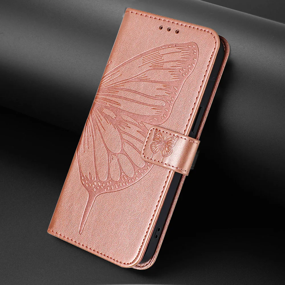 

Butterfly Flower Leather Flip Case for Oukitel C58 C57 Pro C57S C57 C53 C50 C51 C38 C37 C35 C33 C32 Cover Wallet Card Holder