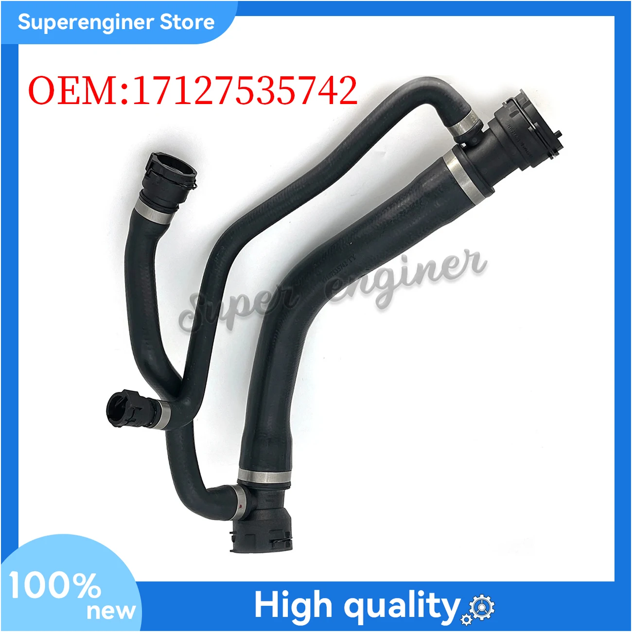 

17127535742 Engine Radiator Coolant Hose for BMW E65 750i E66 750Li V8 4.8L Upper