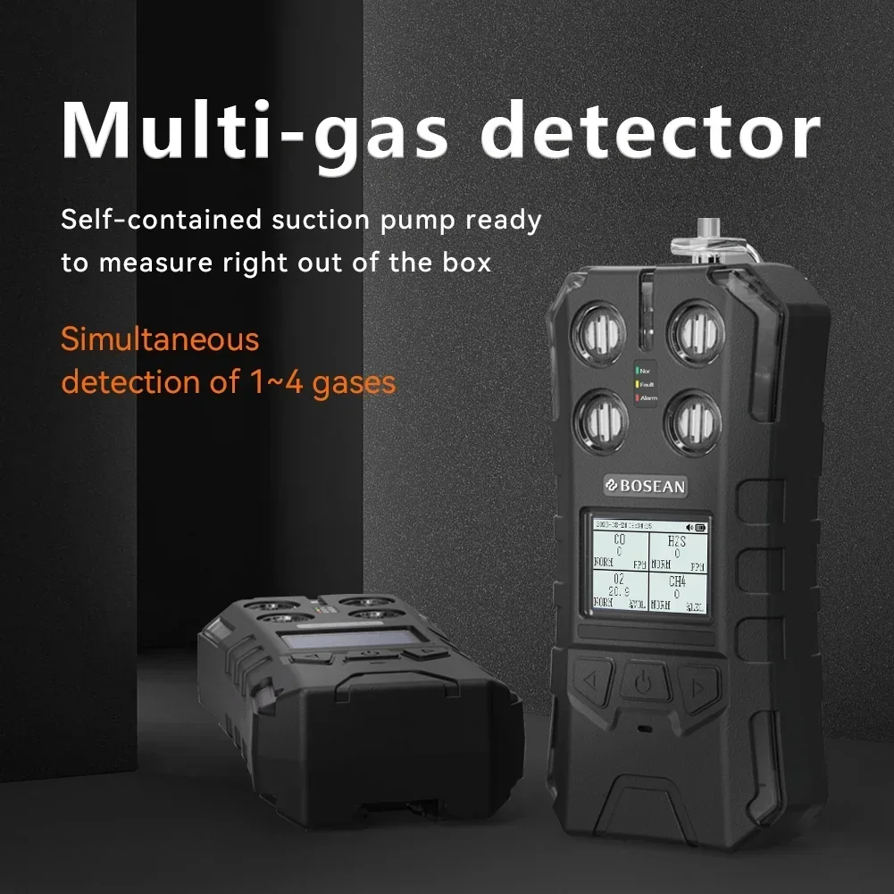 New Design IP67 Pump Multi Gas Detector Biogas Generator Gas Analyzer Methane Leakage Detector