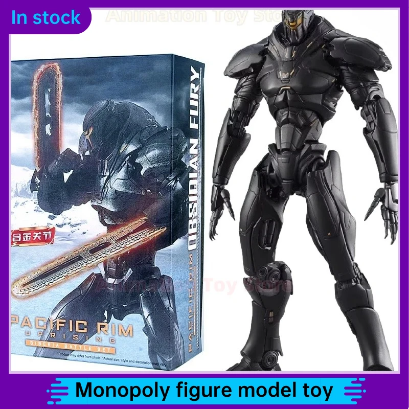 【Auf Lager】NECA Pacific Rim Alloy Glowing Revenge Wanderer Fury Obsidian Mecha Hand-in-Hand-Spielzeug