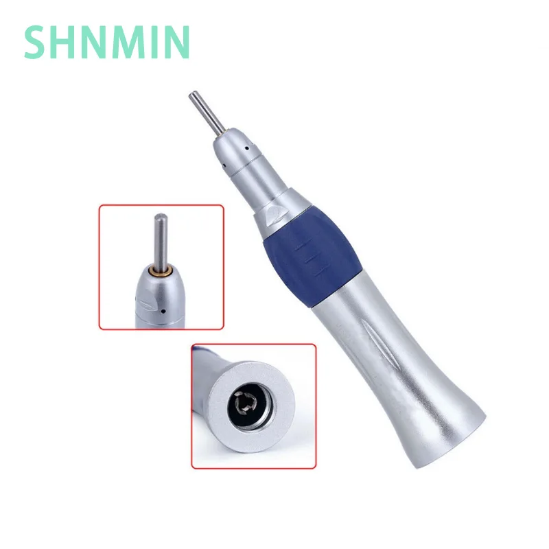 NSK 203 Set 2/4 Holes E-type Push Button Contra Angle Straight Handpiece Air Motor Dental Low Speed Handpiece