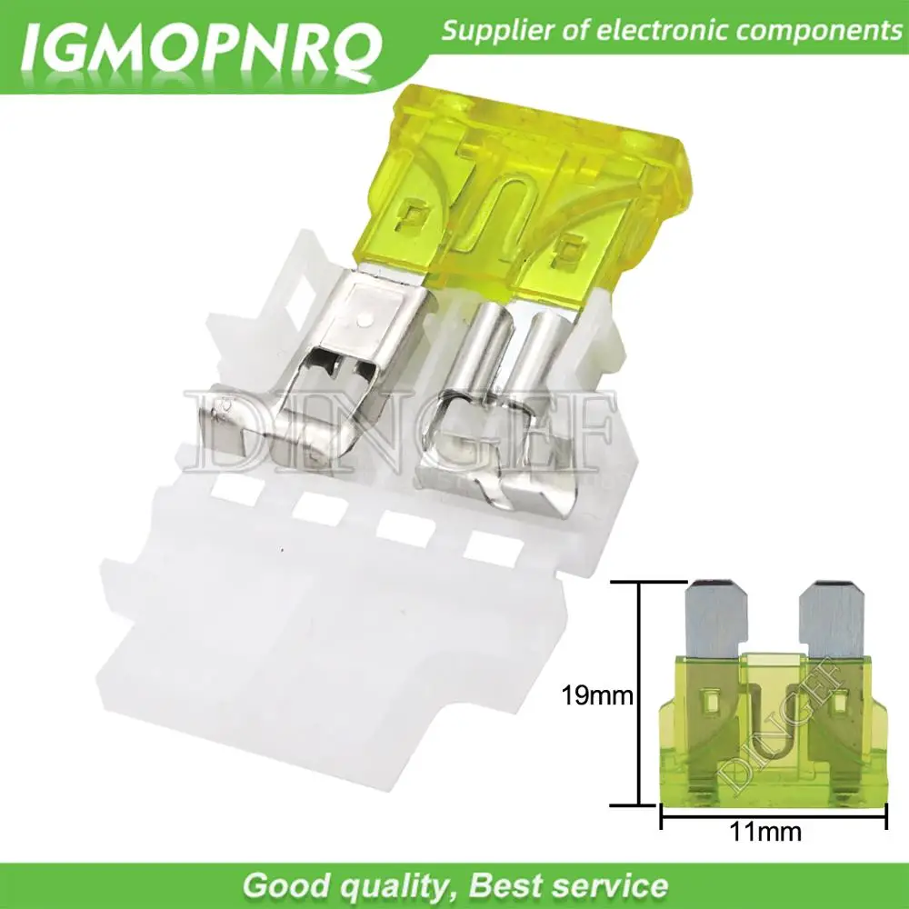 5Set Medium Auto Fuse Holder With Car Boat Truck ATC ATO Blade Fuse 1A 2A 3A 4A 5A 7.5A 10A 15A 20A 25A 30A 35A 40A