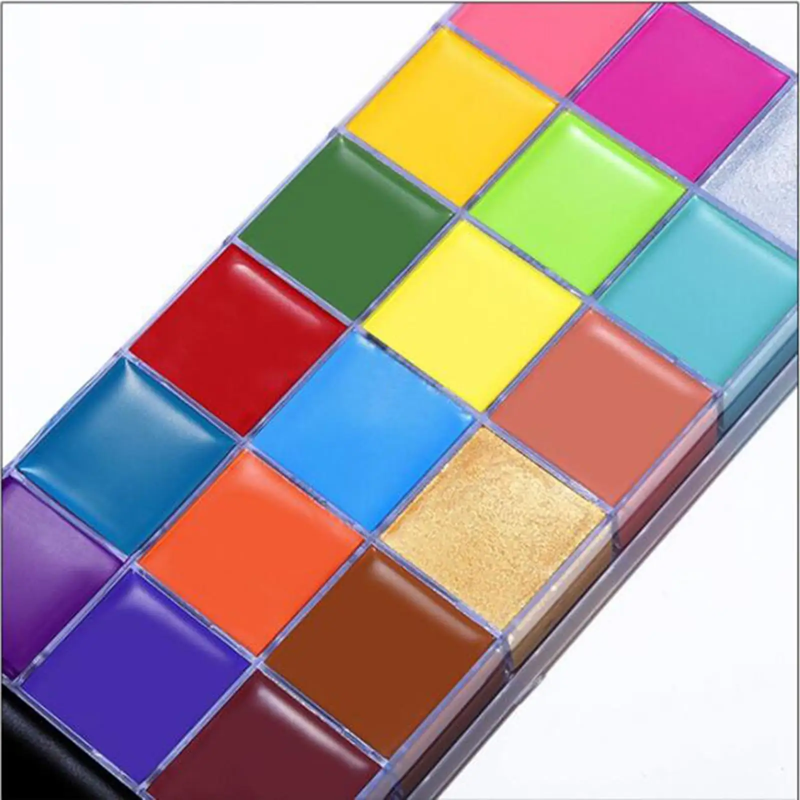 Peinture professionnelle pour le visage à base d'huile, Kit de maquillage artistique 20 couleurs pour garçons et filles, déguisement de carnaval, fêtes de Cosplay