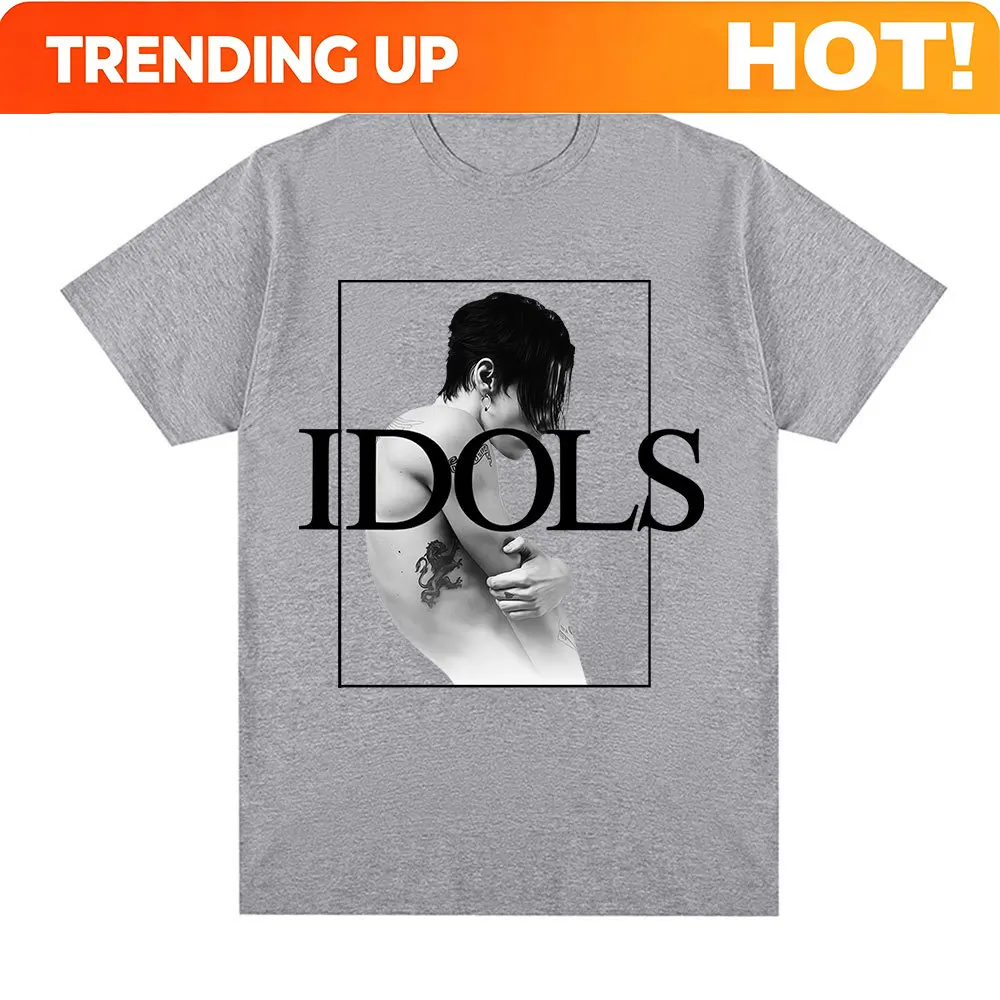 Yungblud IDOLS 2025 Album Tour T Shirts Men Women Clothing Fashion Gothic Short Sleeve T-shirts Casual Cotton Oversized T-shirt