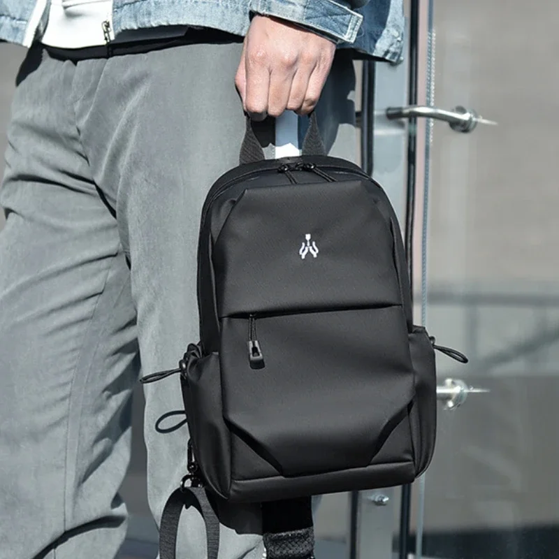 Chikage-Sac à bandoulière multifonctionnel pour homme, sac de poitrine léger, décontracté, unisexe, grande capacité, initié unique, nouvelle mode