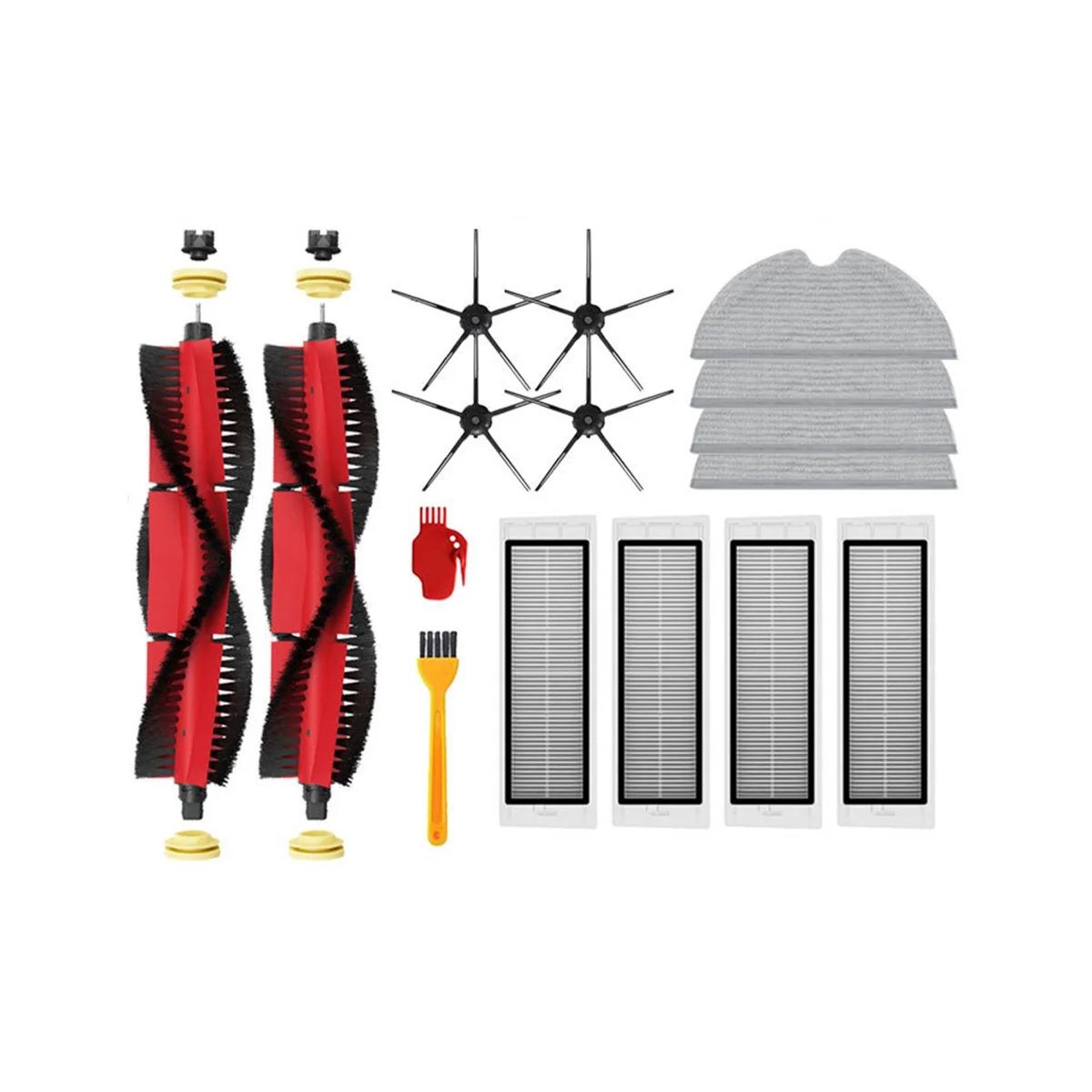 Hepa Filter Hauptseiten bürste Mopptuch für s5 s6 max reines e4 e5 t6 t4 Staubsauger zubehör