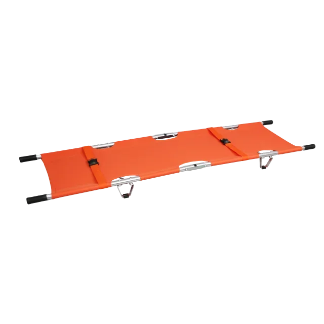 Hot sell emergency aluminium alloy double folding stretcher