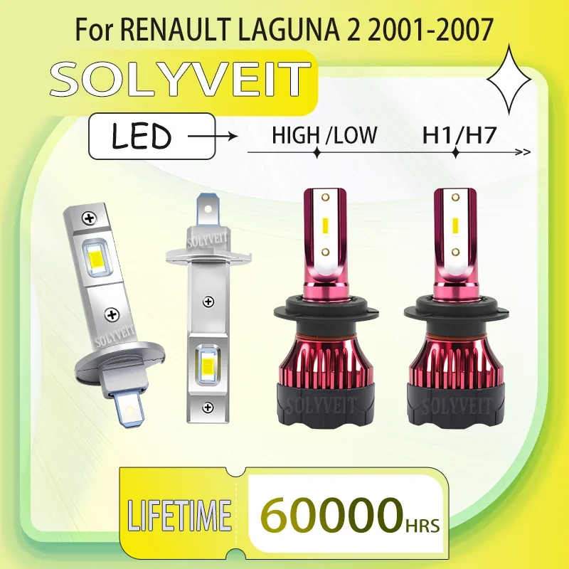 

Quiet Operation Quality Assurance​ durable H1 H7 LED HIGH LOW HEADLIGHTS FOR RENAULT LAGUNA 2 2001 2002 2003 2004 2005 2006 2007