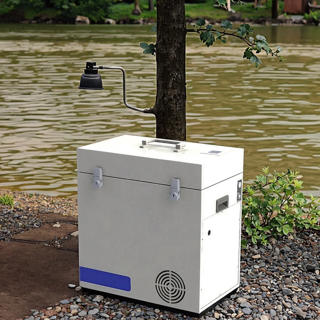 Automatic multi-bottle water sampler for continuous sampling and laboratory analysis