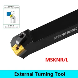 LIHAOPING MSKNR2020 External Turning Tool Holder MSKNR MSKNL MSKNR1616H12 MSKNR2020K12 MSKNR2525M12 Lathe SNMG Carbide Insert