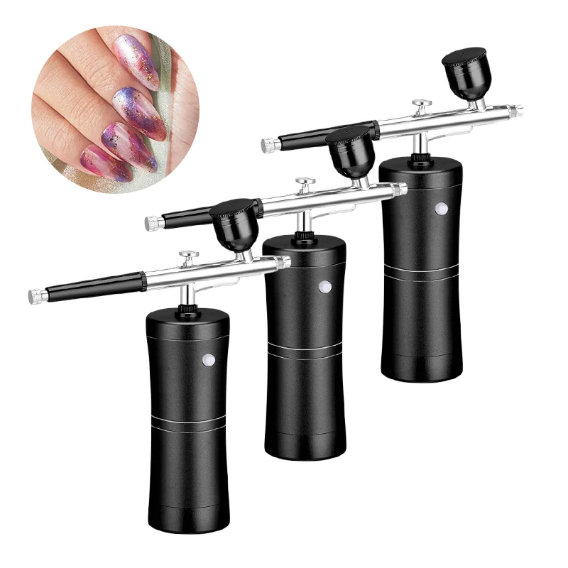 Nebelsprüher, Kuchen, Nagelfarbe für Nägel, Set, Friseur, Kompressor, Make-up-Maschine, Farbe, Airbrush-Set