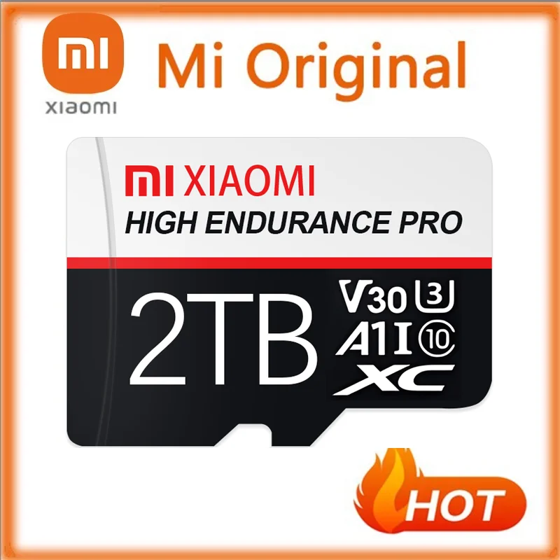 Xiaomi 2TB SD Memory Card V30 128GB Micro TF/SD Card Class 10 High Speed Flash Memory Card 512GB 256GB SD Card For Camera Phone