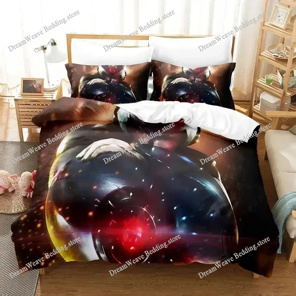 New Mega Man X Dive Bedding Set Single Twin Full Queen King Size Bed Set Adult Kid Bedroom Duvet Cover Sets 3D Print Game Anime