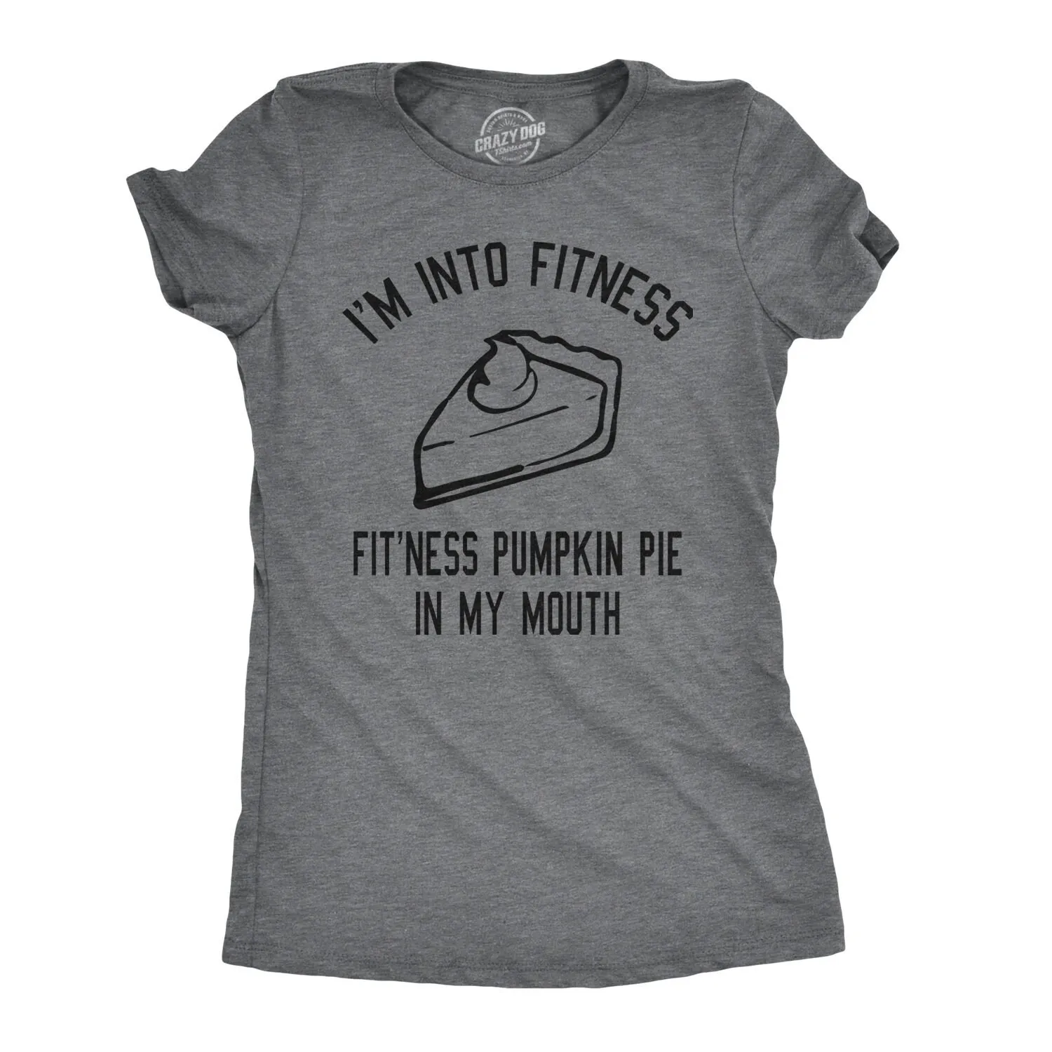 Womens Fitness Pumpkin Pie T Shirt Funny Food Thanksgiving Workout Women Christmas