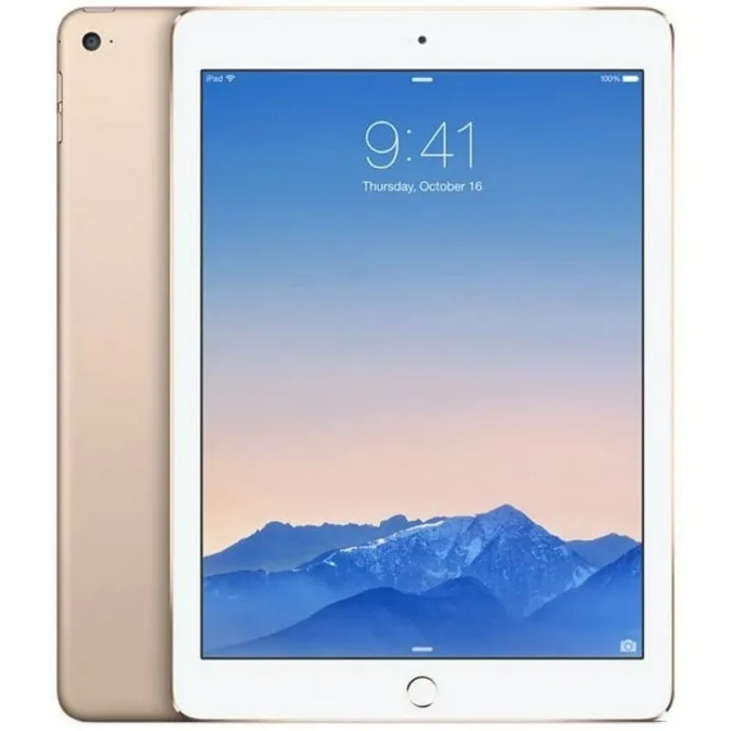 Apple iPad Air 2 Wi-Fi + сотовый iPad Air 2-го поколения 3G/LTE 64/128 ГБ ПЗУ 2 ГБ ОЗУ 9,7 дюйма iOS IPS ЖК-дисплей Разблокированный 95% новый планшет Apple