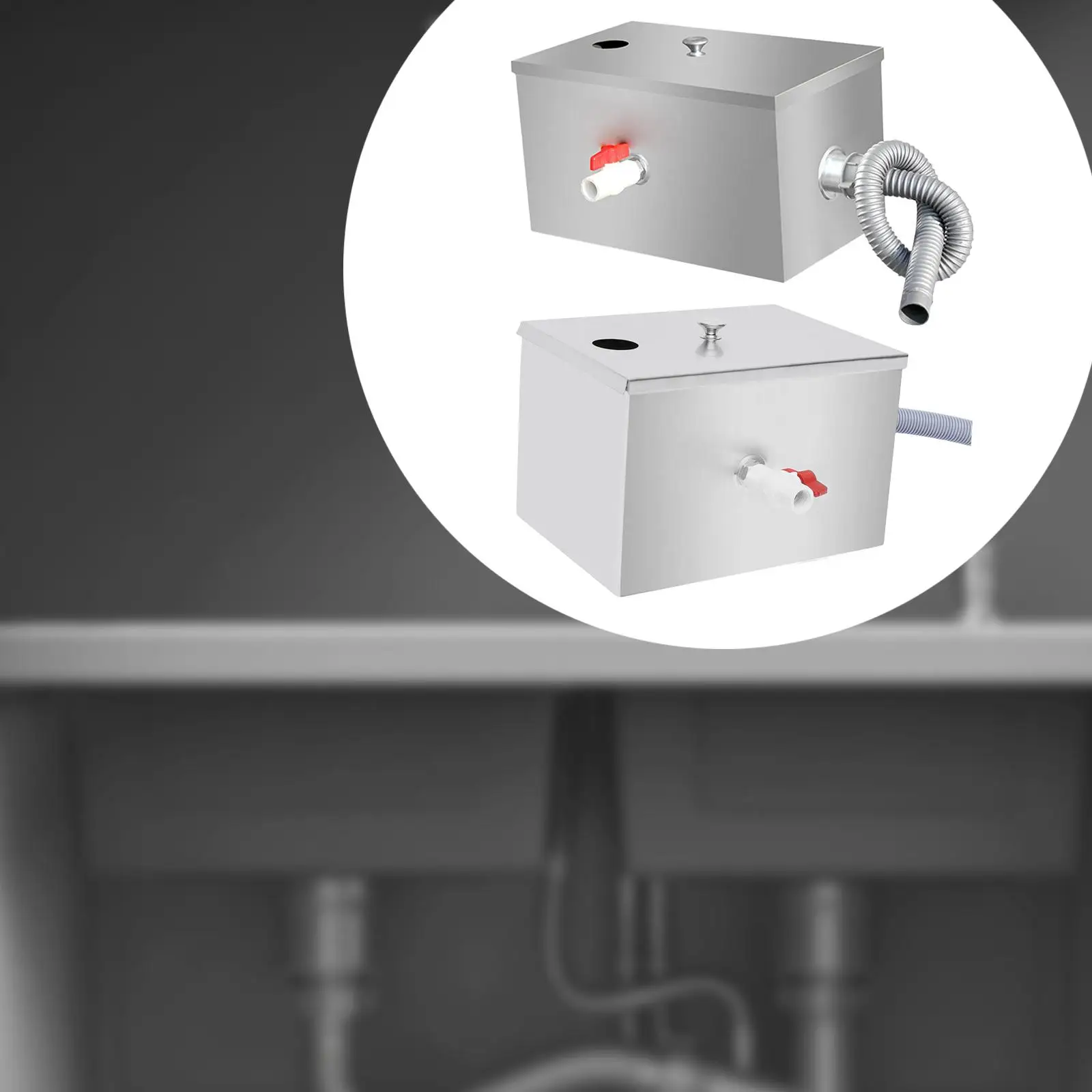 Waste Water Oil Water Separator Grease Interceptor with Top Inlet Commercial