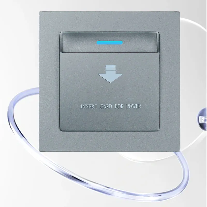 Hotel Insert Card Switch, Qualquer Poder, 15S Time Delay, Tensão Larga, 110V, 127V, 220V, 40A, 5 Cores, Opiton, 10Pcs