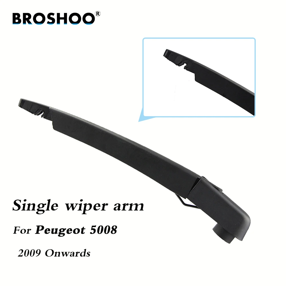 BROSHOO Car Rear Wiper Blade Blades Back Windscreen Wiper Arm For Peugeot 5008 Hatchback (2009-2016) 295mm Auto Styling