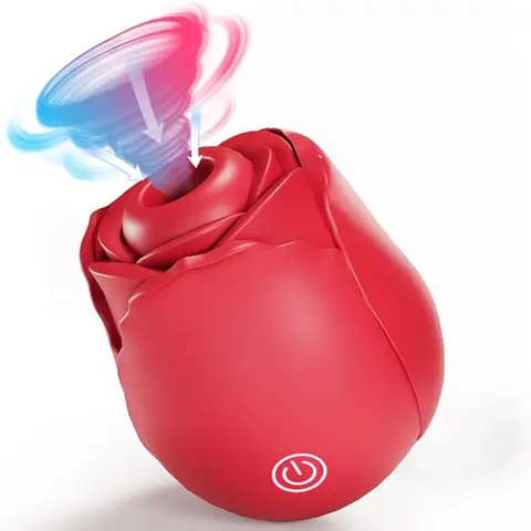 Vibromasseur Rose Suker à 10 vitesses, gode point G, stimulant le Clitoris, succion, jouet sexuel féminin, Rechargeable par USB, Mini masseur en forme de Rose