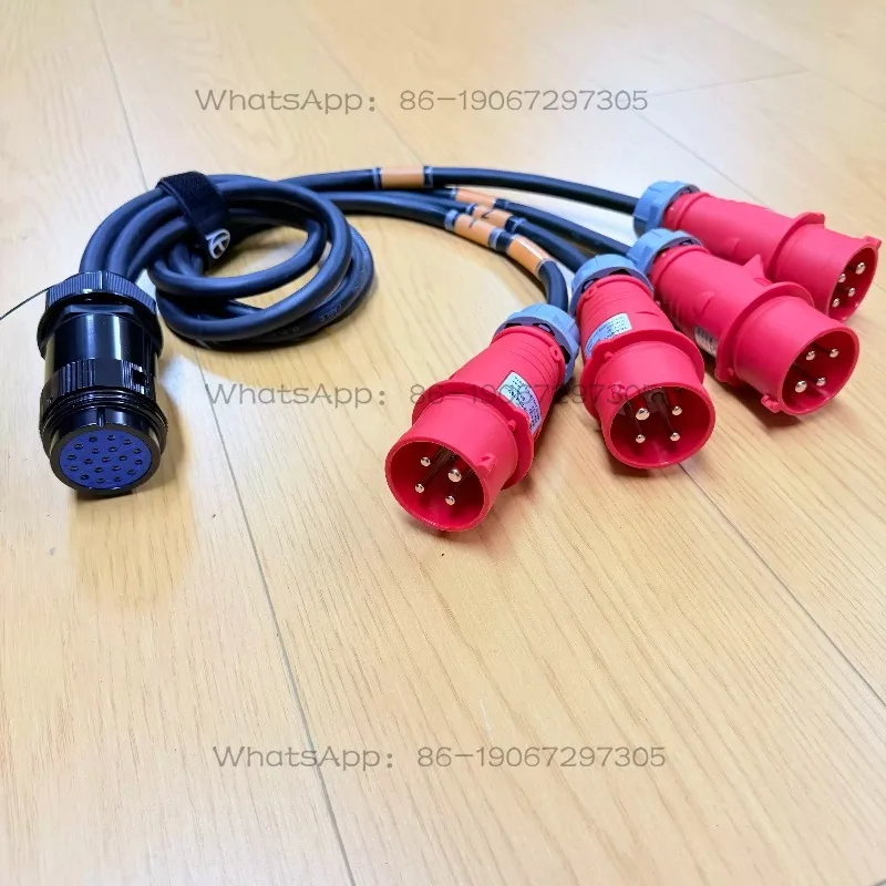19-Pin to 16A four-pin electric hoist special adapter cable