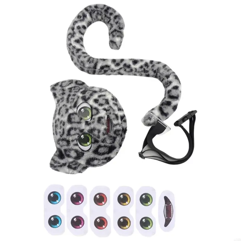 270D Assume Costume Accessories Leopard Mask for Halloween Cosplay Up Party