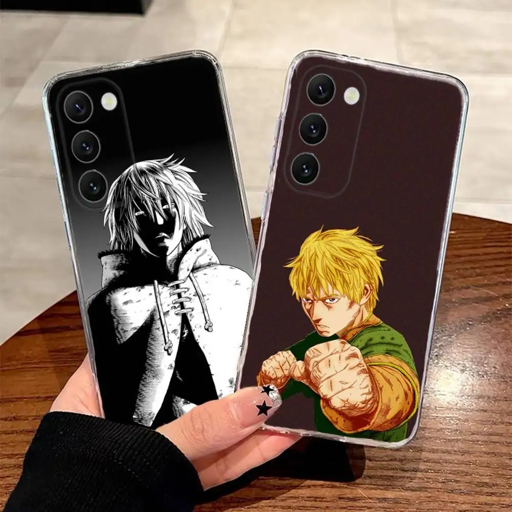 

V-Vinland Anime Saga Phone Case For Samsung S30,23,21,22,20 FE lite,S10,9,PIus Note20ultra Soft Transparent