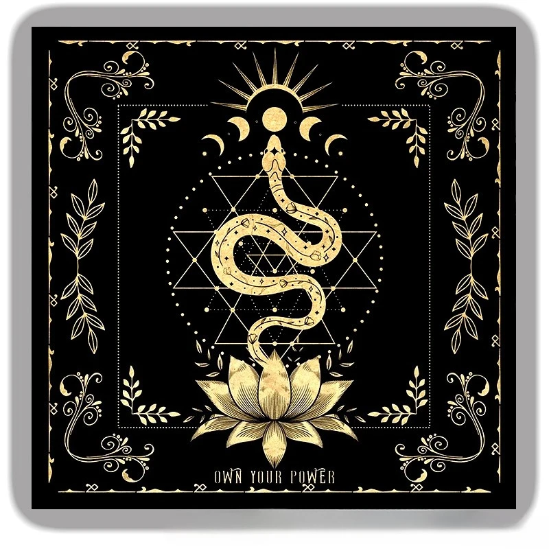 Tarot Cloth Astrology Tarot Cloth Three Card Spread Starry Sky Tablecloth Card Game Decoration Altar Core Cabin Tablecloth