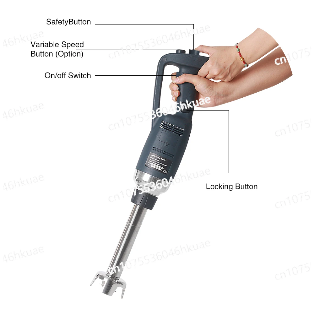 500W Hand Held Blender Portable Immersion Blender Electric Food Mixer Kitchen Food Processor Egg Beater with Whisk Optional