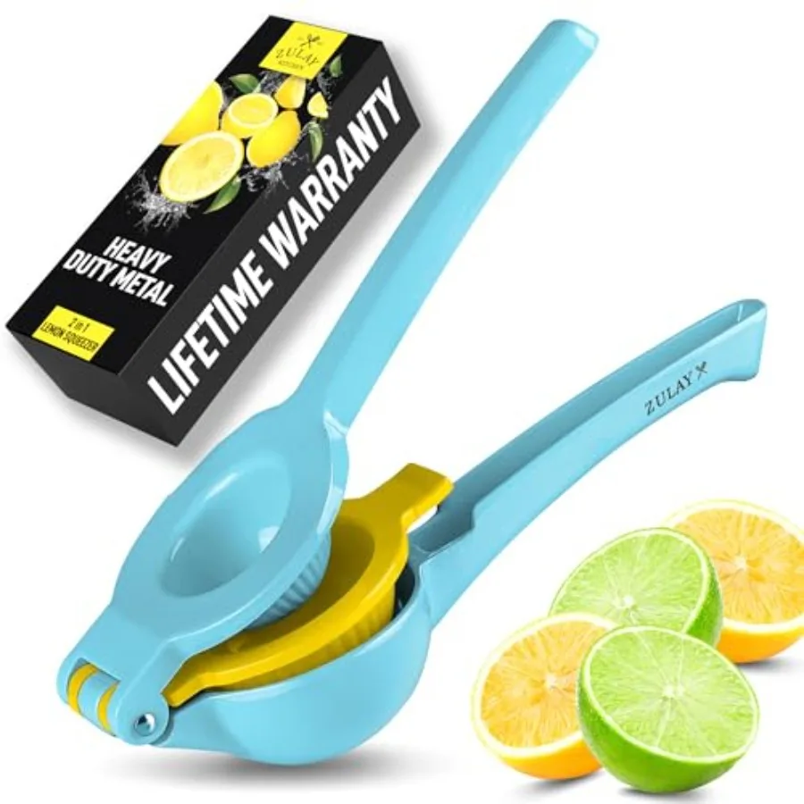 

Zulay Metal 2In1 Lemon Squeezer Manual for Home Kitchen Use Durable Design Ensures Maximum Juice Extraction with Every Use Idea