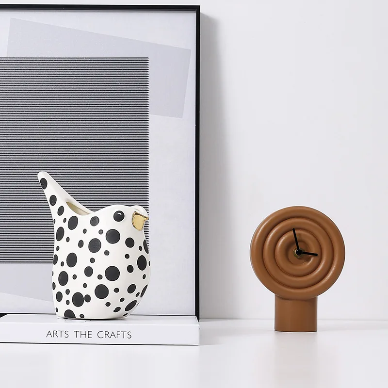 Modern home hand-painted ceramic bird ornaments, fashionable   bookcase fun soft decoration accessories