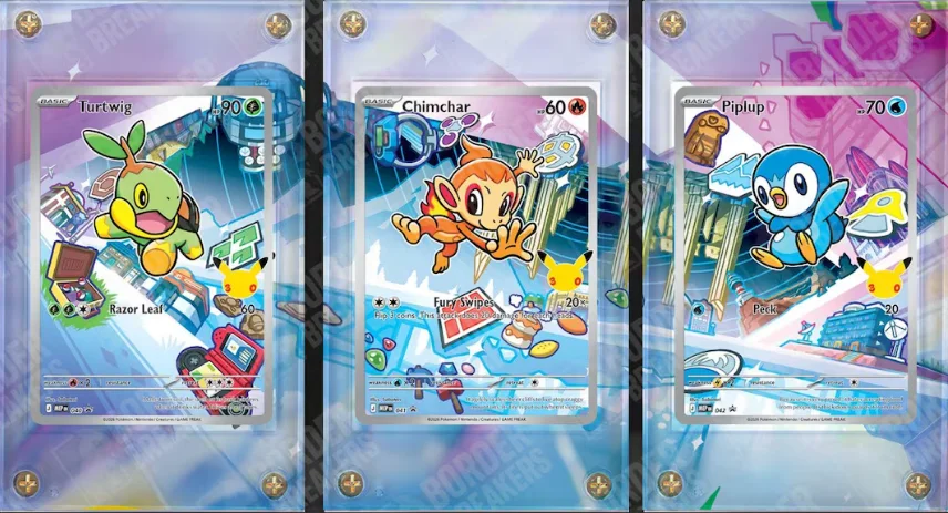 Anime Ptcg Acrylic Psa Display Case for Squirtle Bulbasaur Popplio Tcg Pkm 30Th Anniversary Illustration Rare Card Storage Box view 3