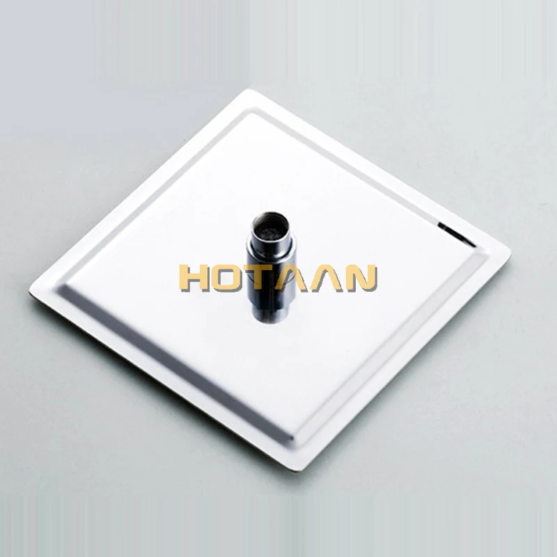 . 12 inch 30x30cm square stainless steel ultra-thin shower head  rainfall shower head  Chuveiro YT-5115-12