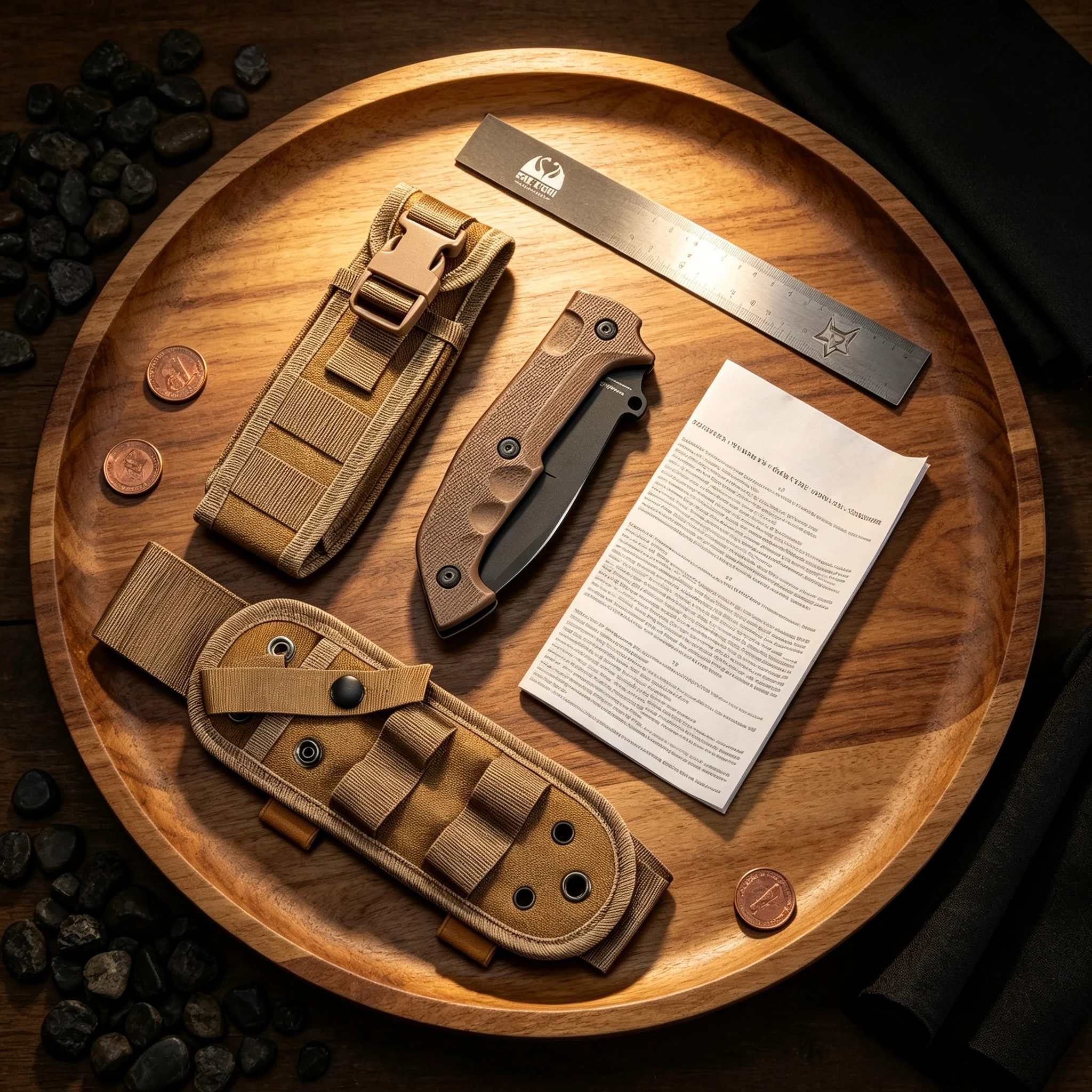 FX0500 Indian Tracker Outdoor Folding Knife N690 Steel Hiking Exploration Emergency Carry Bag-Style Protective Tool