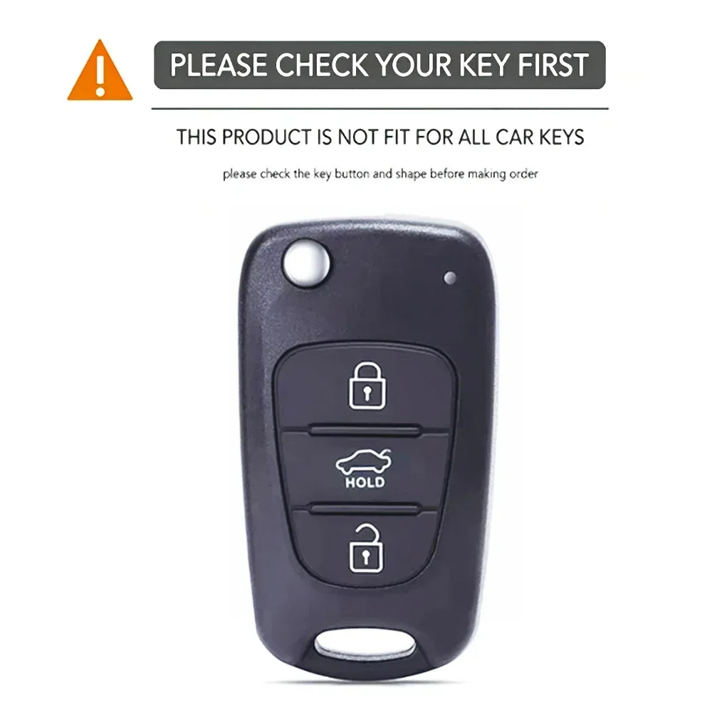 Car Key Case Cover For Kia Soul Venga Picanto Rio Sorento Ceed Sportage For Hyundai i20 i30 Veloster ix20 Protector Keychain