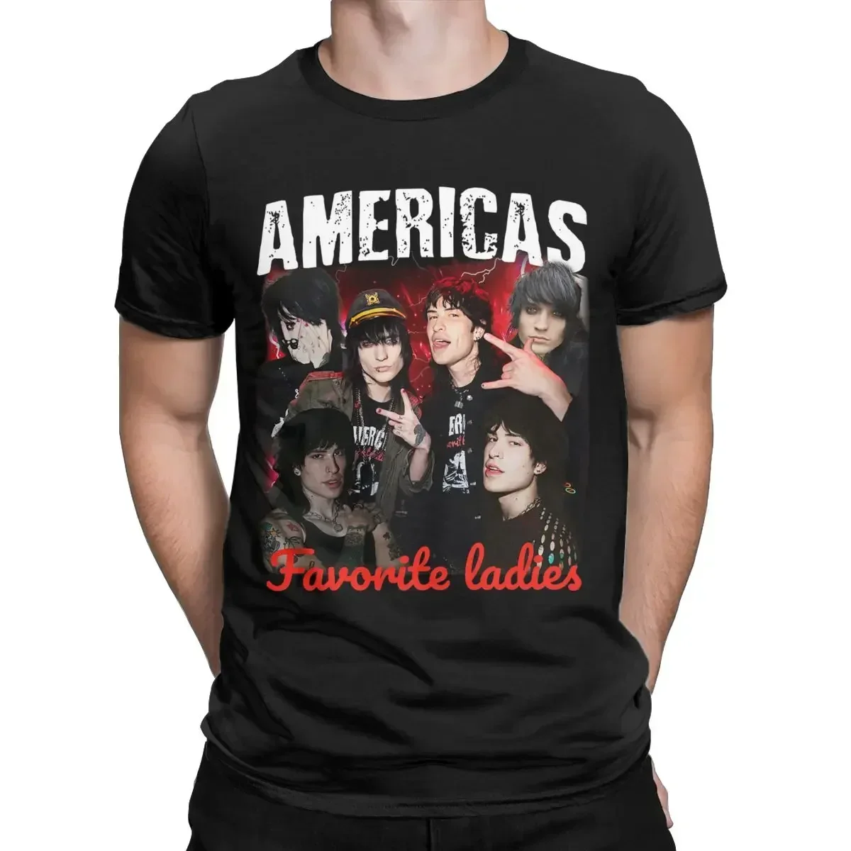 The Tinas Jake Webber Johnnie Guilbert Shirt Merch Men Women Tee America's Favorite Ladies T-Shirt Short Sleeve Tops Printed