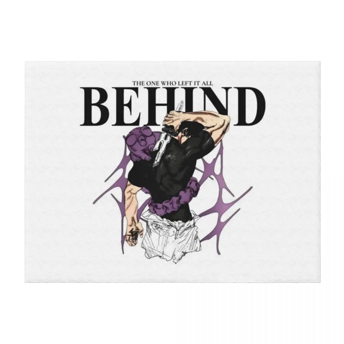 

The one who left it all behind Throw Blanket Bed covers Picnic Furry Bed Fashionable Blankets