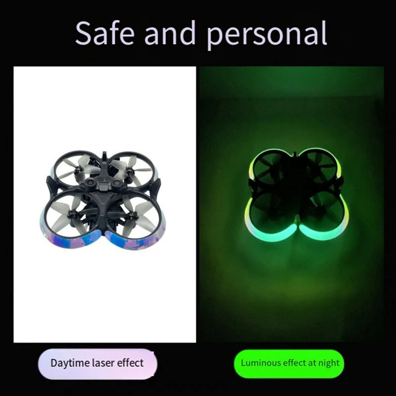 Drone Stickers Voor Dji Avata Traverser Kleurrijke Lichtgevende Stickers Vliegende Laser Lichtgevende Accessoires