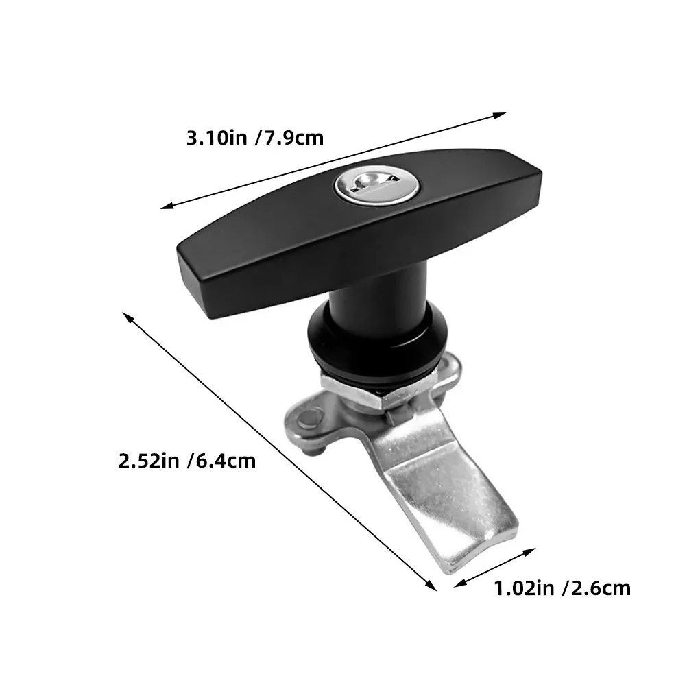 1Set Elegant Cylinder Cupboard Lock Zinc Alloy Easy Installation for Filing Cabinet Glass Door Rv Storage Secure Drawer Lock