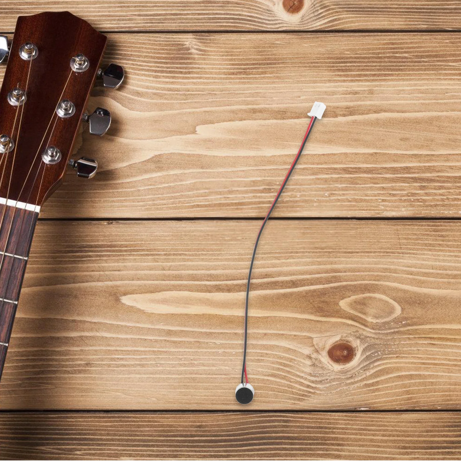 

5Pcs Microphone Voice Coil Wire Mini Electret Condenser Mic High Sensitivity Clear Stereo Sound Professional Recording Live